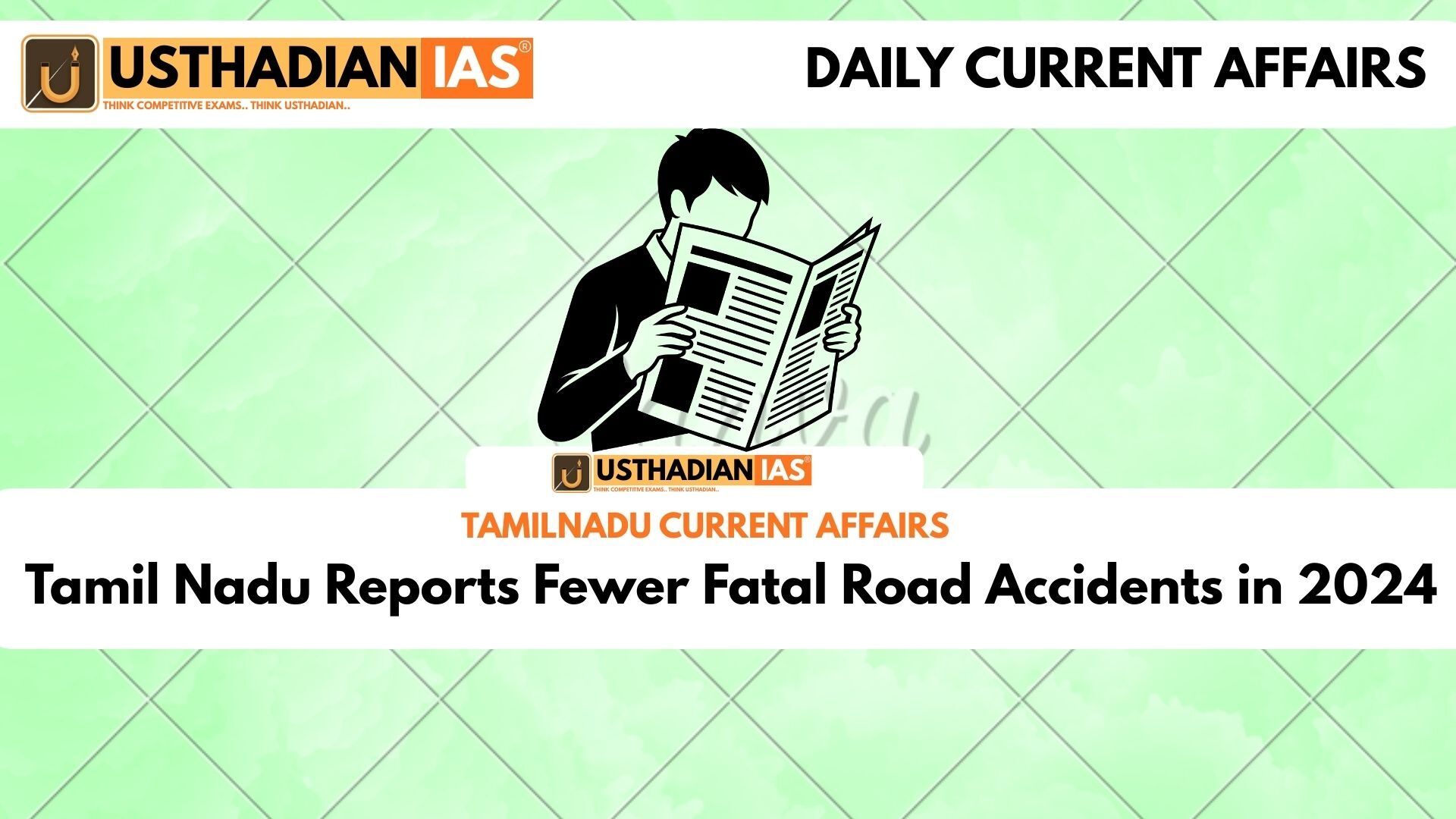 Tamil Nadu Reports Fewer Fatal Road Accidents in 2024