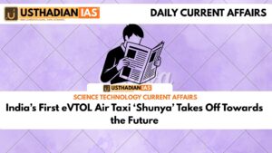 India’s First eVTOL Air Taxi ‘Shunya’ Takes Off Towards the Future