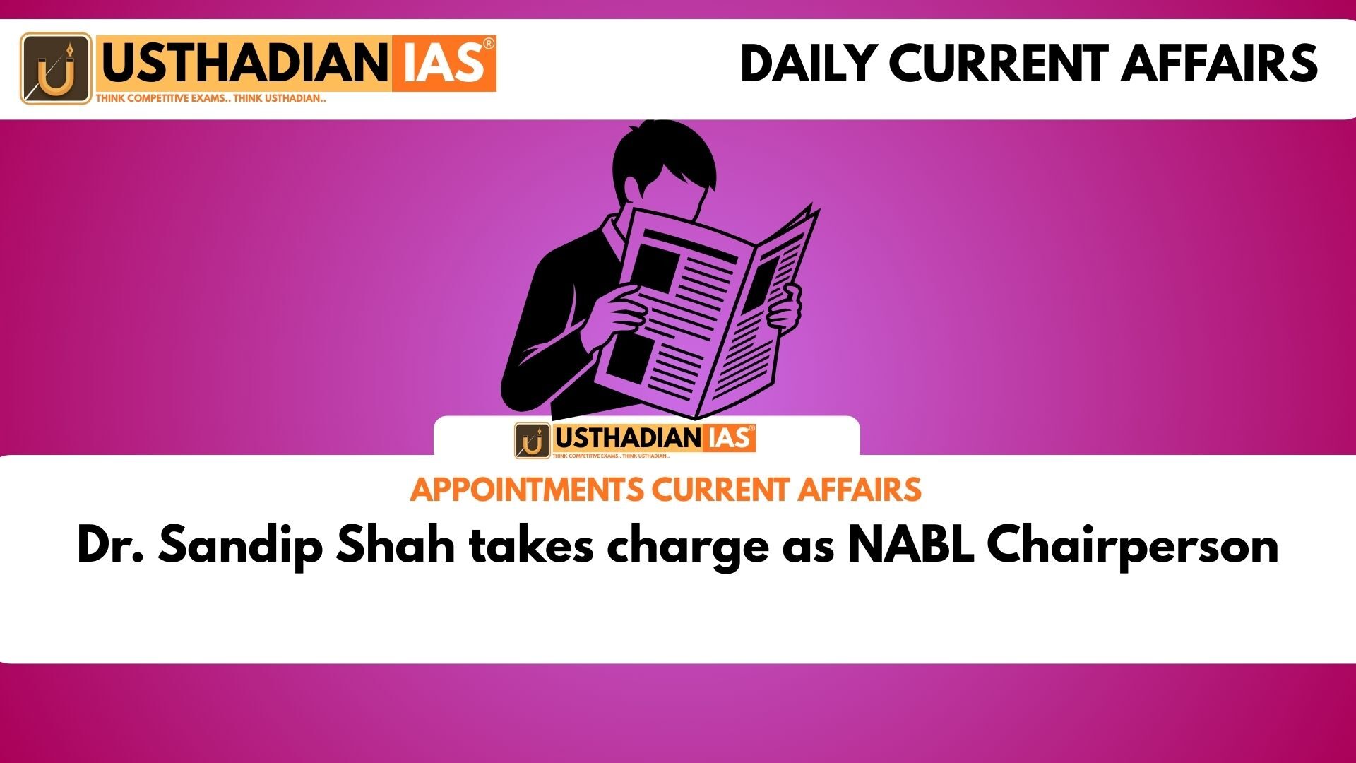 Dr. Sandip Shah takes charge as NABL Chairperson