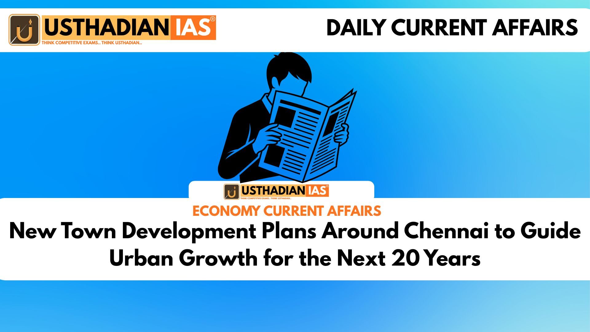 New Town Development Plans Around Chennai to Guide Urban Growth for the Next 20 Years