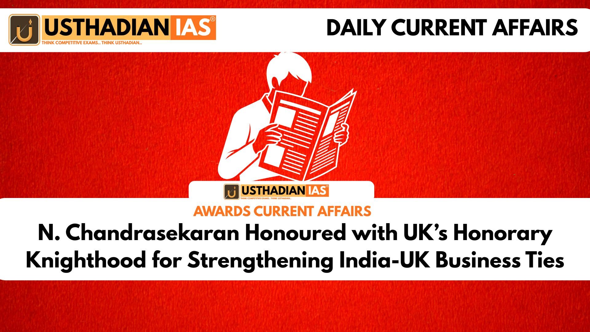 N. Chandrasekaran Honoured with UK’s Honorary Knighthood for Strengthening India-UK Business Ties