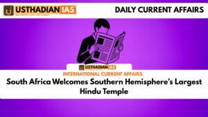 South Africa Welcomes Southern Hemisphere’s Largest Hindu Temple