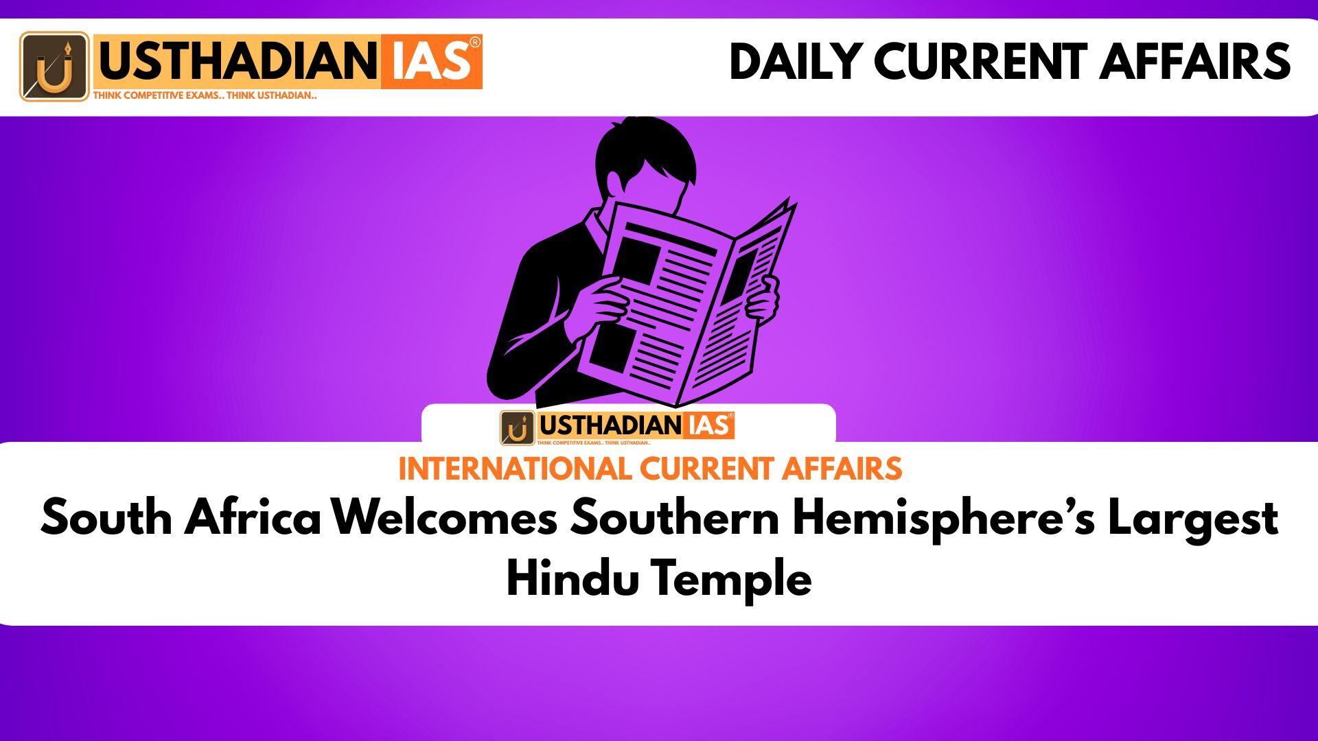 South Africa Welcomes Southern Hemisphere’s Largest Hindu Temple