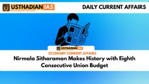 Nirmala Sitharaman Makes History with Eighth Consecutive Union Budget