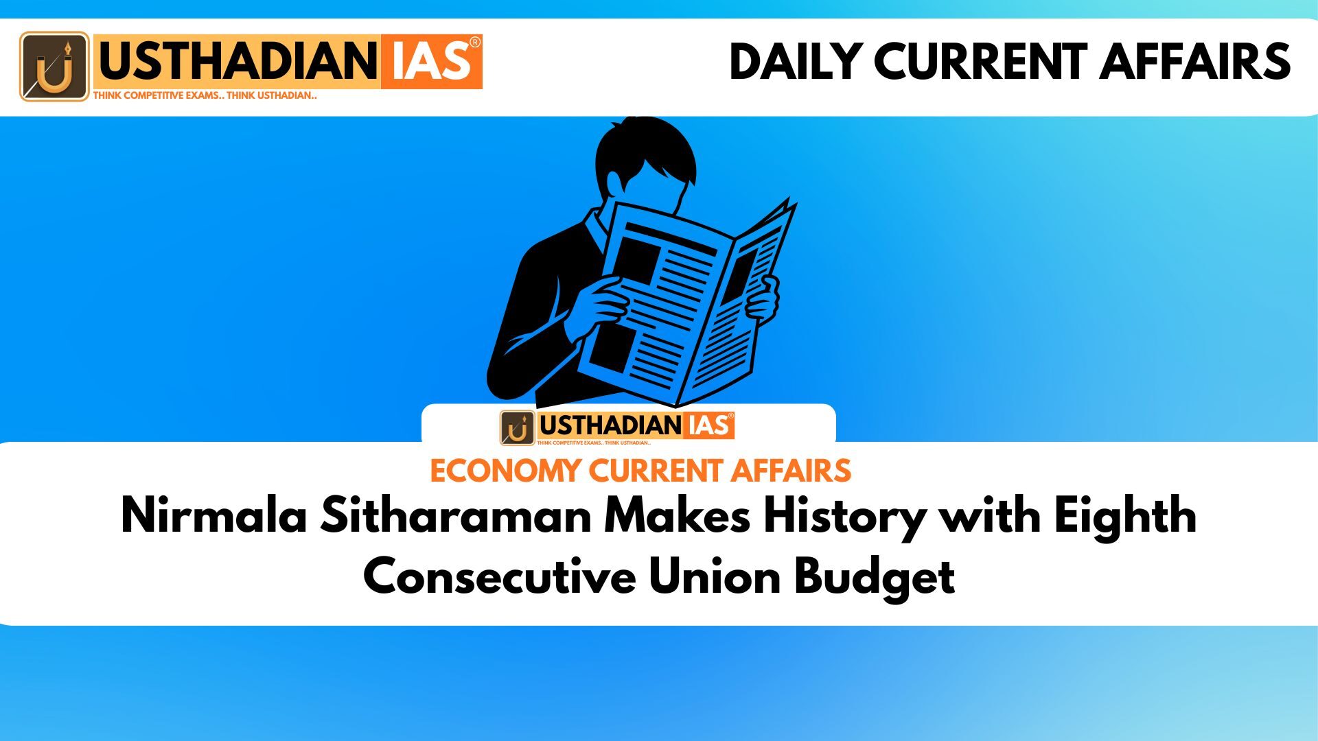 Nirmala Sitharaman Makes History with Eighth Consecutive Union Budget