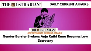 Gender Barrier Broken: Anju Rathi Rana Becomes Law Secretary