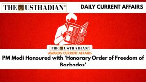 PM Modi Honoured with ‘Honorary Order of Freedom of Barbados’