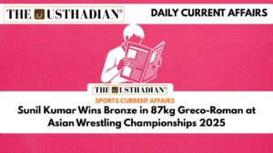 Sunil Kumar Wins Bronze in 87kg Greco-Roman at Asian Wrestling Championships 2025