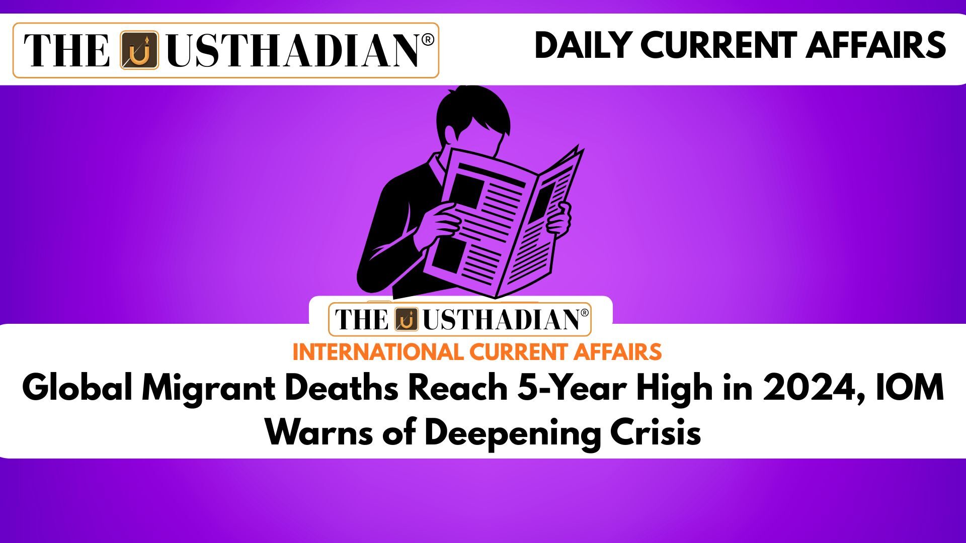 Global Migrant Deaths Reach 5-Year High in 2024, IOM Warns of Deepening Crisis