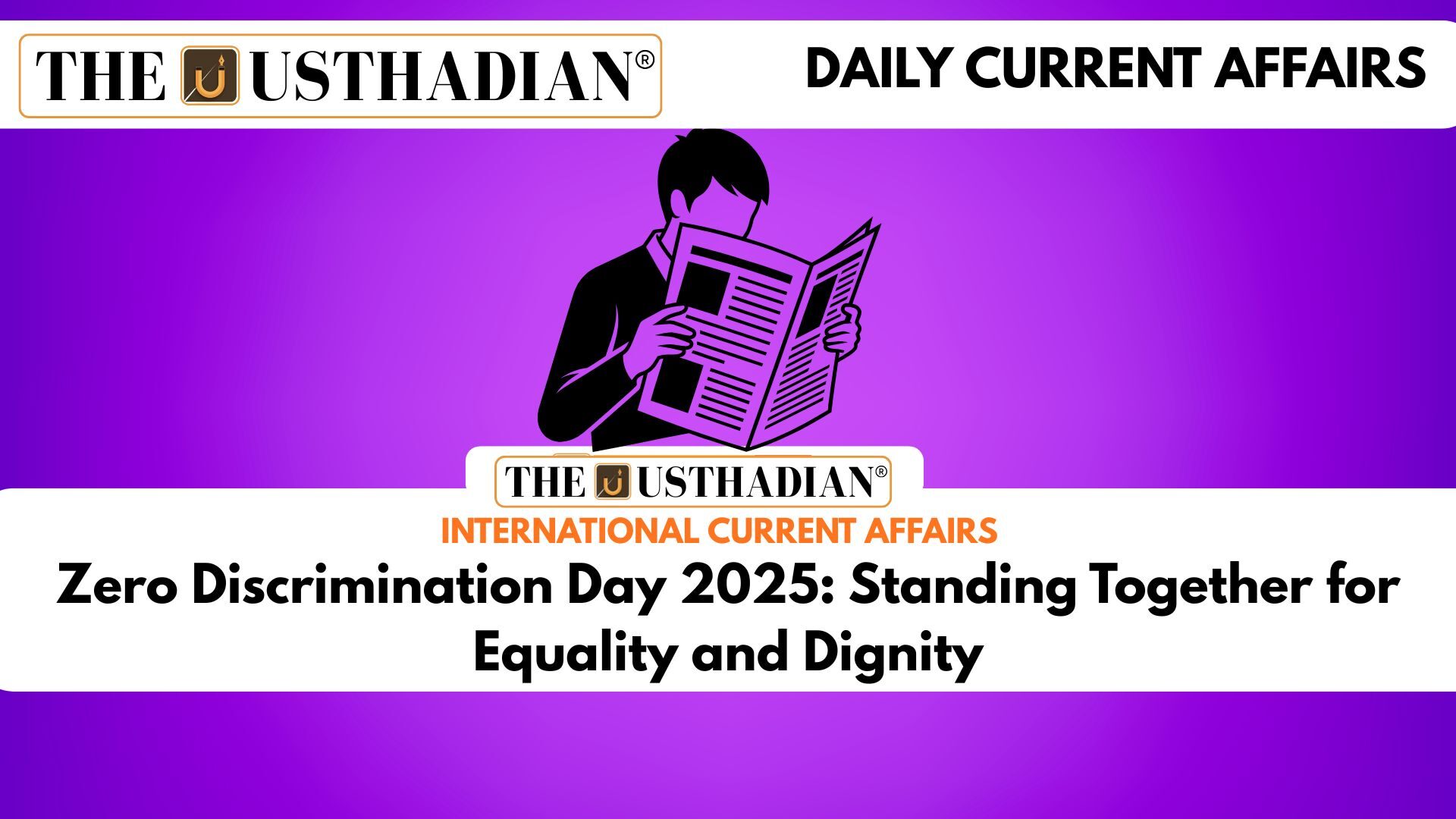 Zero Discrimination Day 2025: Standing Together for Equality and Dignity