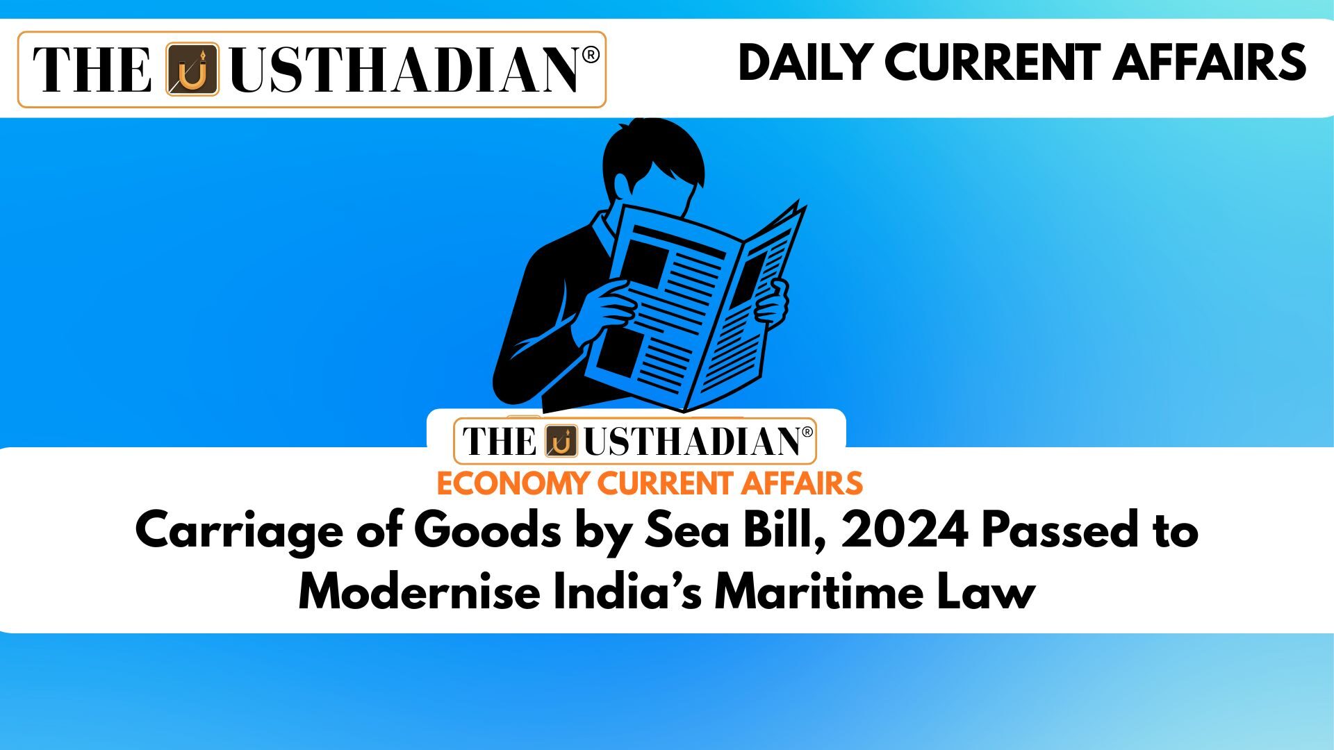 Carriage of Goods by Sea Bill, 2024 Passed to Modernise India’s Maritime Law