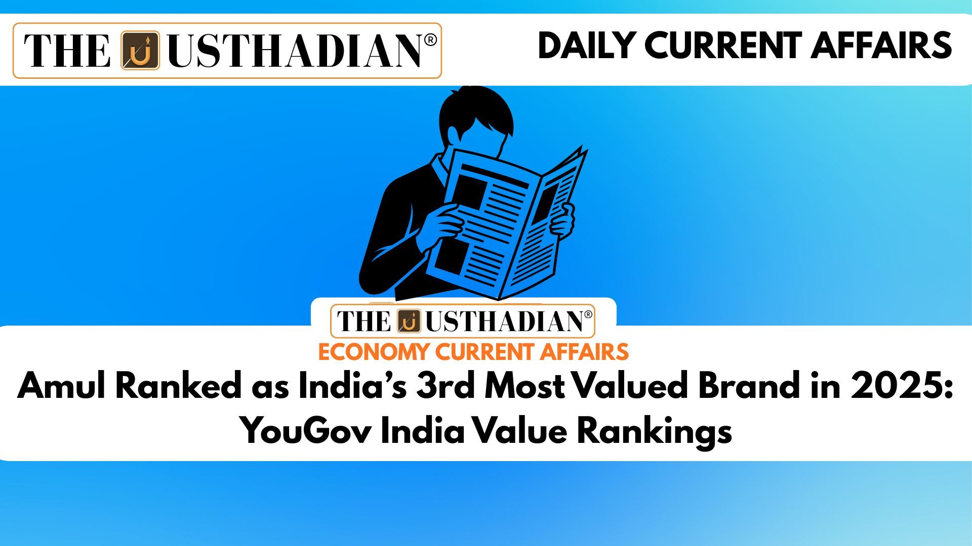 Amul Ranked as India’s 3rd Most Valued Brand in 2025: YouGov India Value Rankings