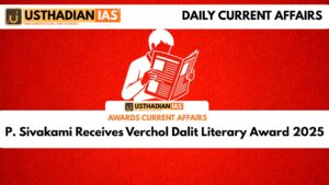 P. Sivakami Receives Verchol Dalit Literary Award 2025
