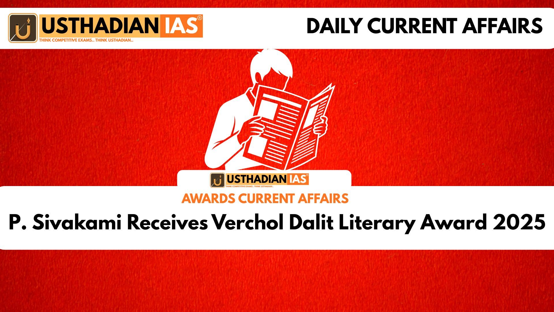 P. Sivakami Receives Verchol Dalit Literary Award 2025