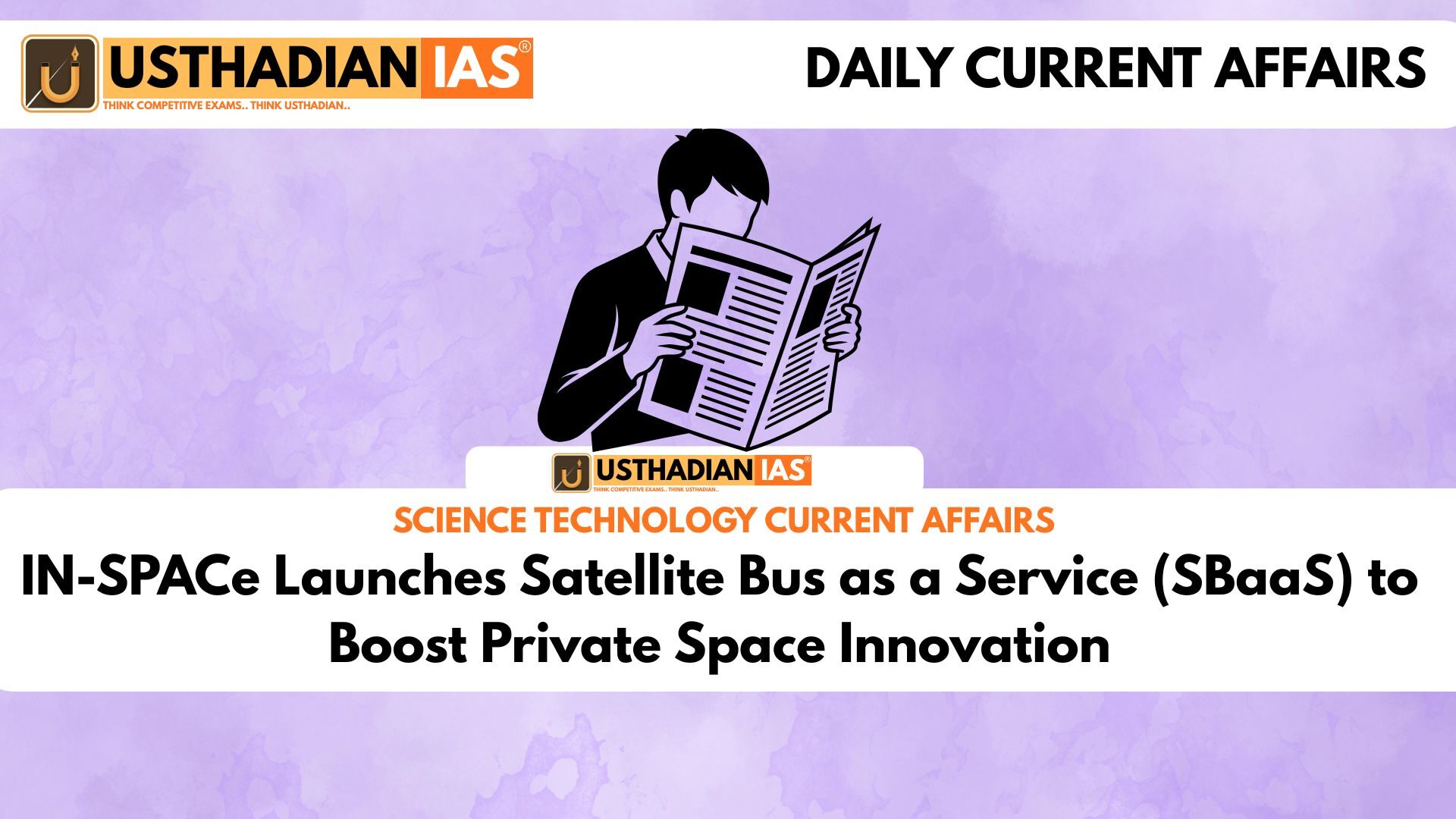 IN-SPACe Launches Satellite Bus as a Service (SBaaS) to Boost Private Space Innovation