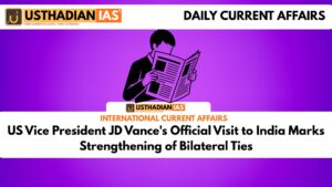 US Vice President JD Vance's Official Visit to India Marks Strengthening of Bilateral Ties