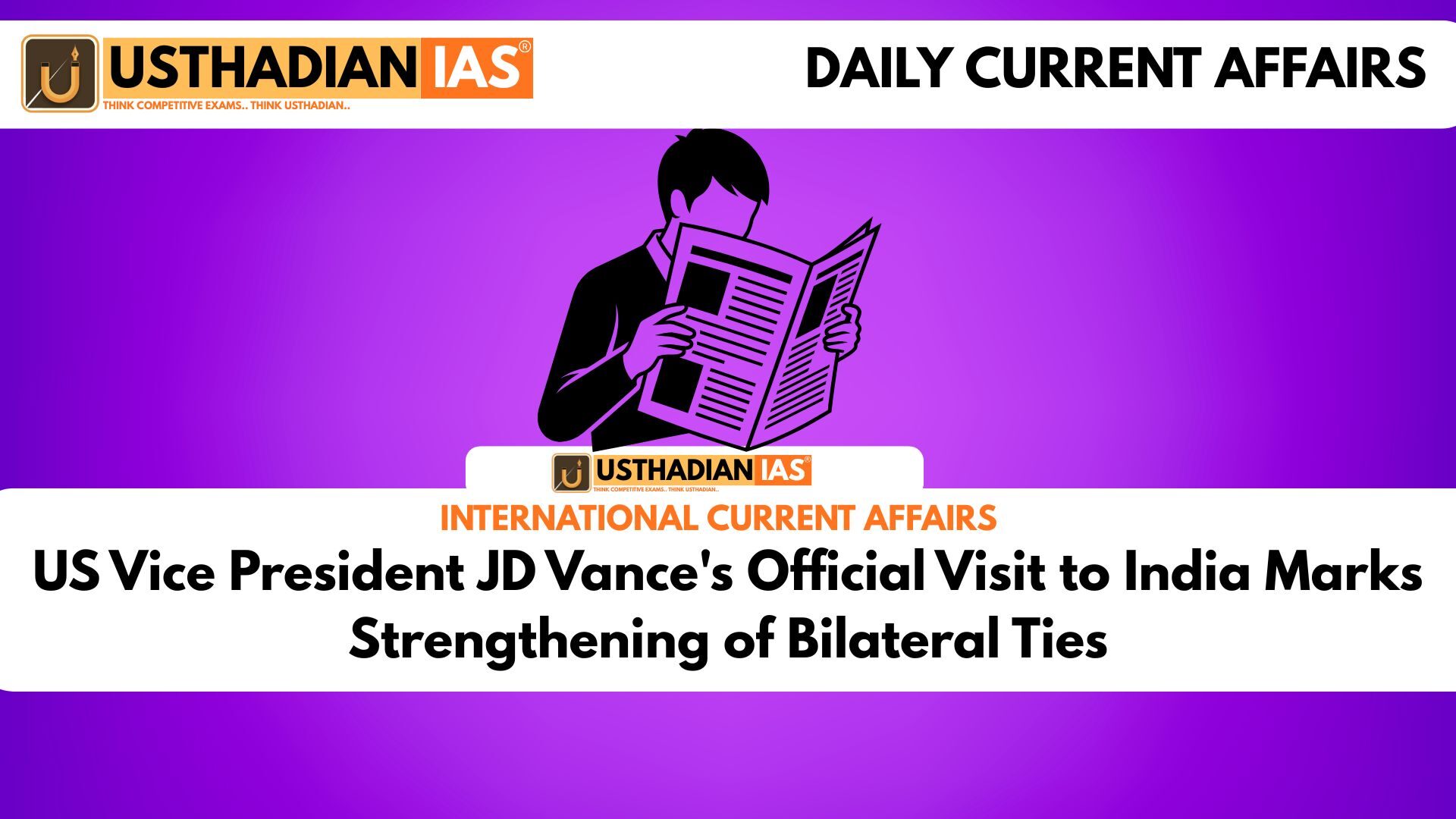 US Vice President JD Vance's Official Visit to India Marks Strengthening of Bilateral Ties
