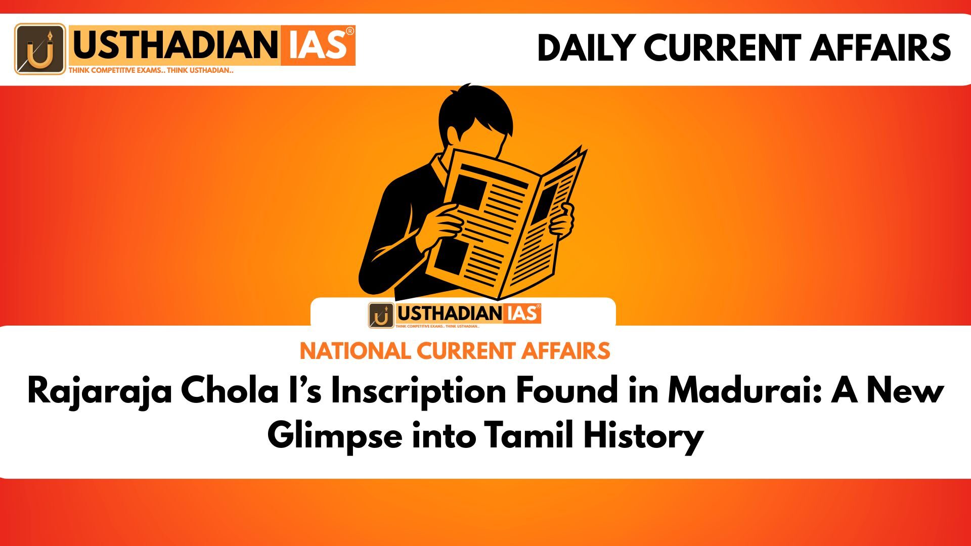 Rajaraja Chola I’s Inscription Found in Madurai: A New Glimpse into Tamil History