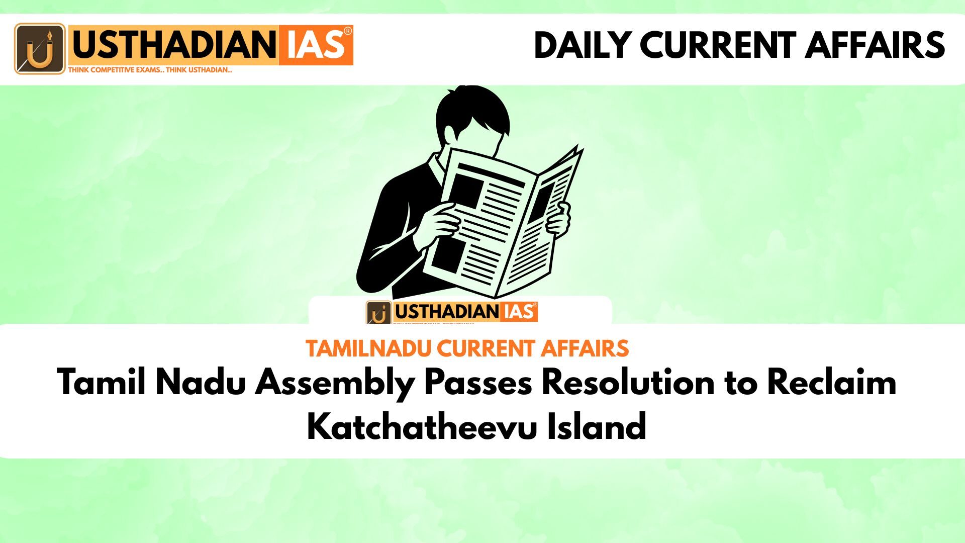 Tamil Nadu Assembly Passes Resolution to Reclaim Katchatheevu Island