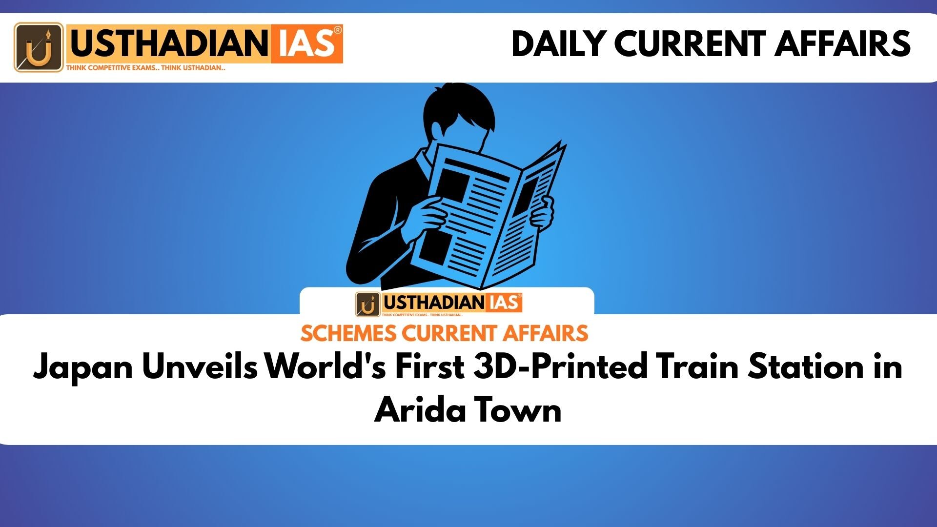 Japan Unveils World's First 3D-Printed Train Station in Arida Town