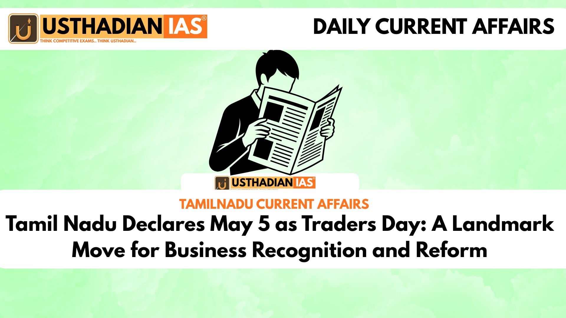 Tamil Nadu Declares May 5 as Traders Day: A Landmark Move for Business Recognition and Reform