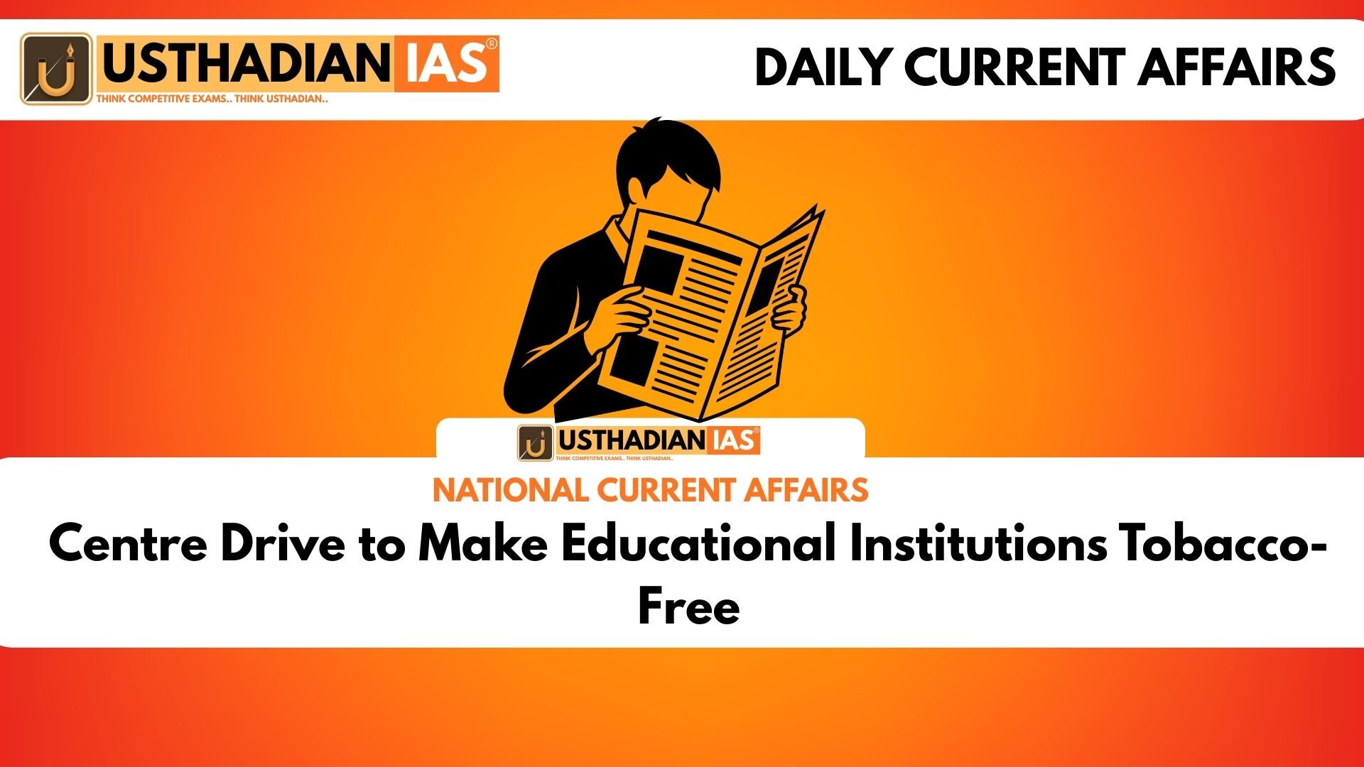 Centre Drive to Make Educational Institutions Tobacco-Free