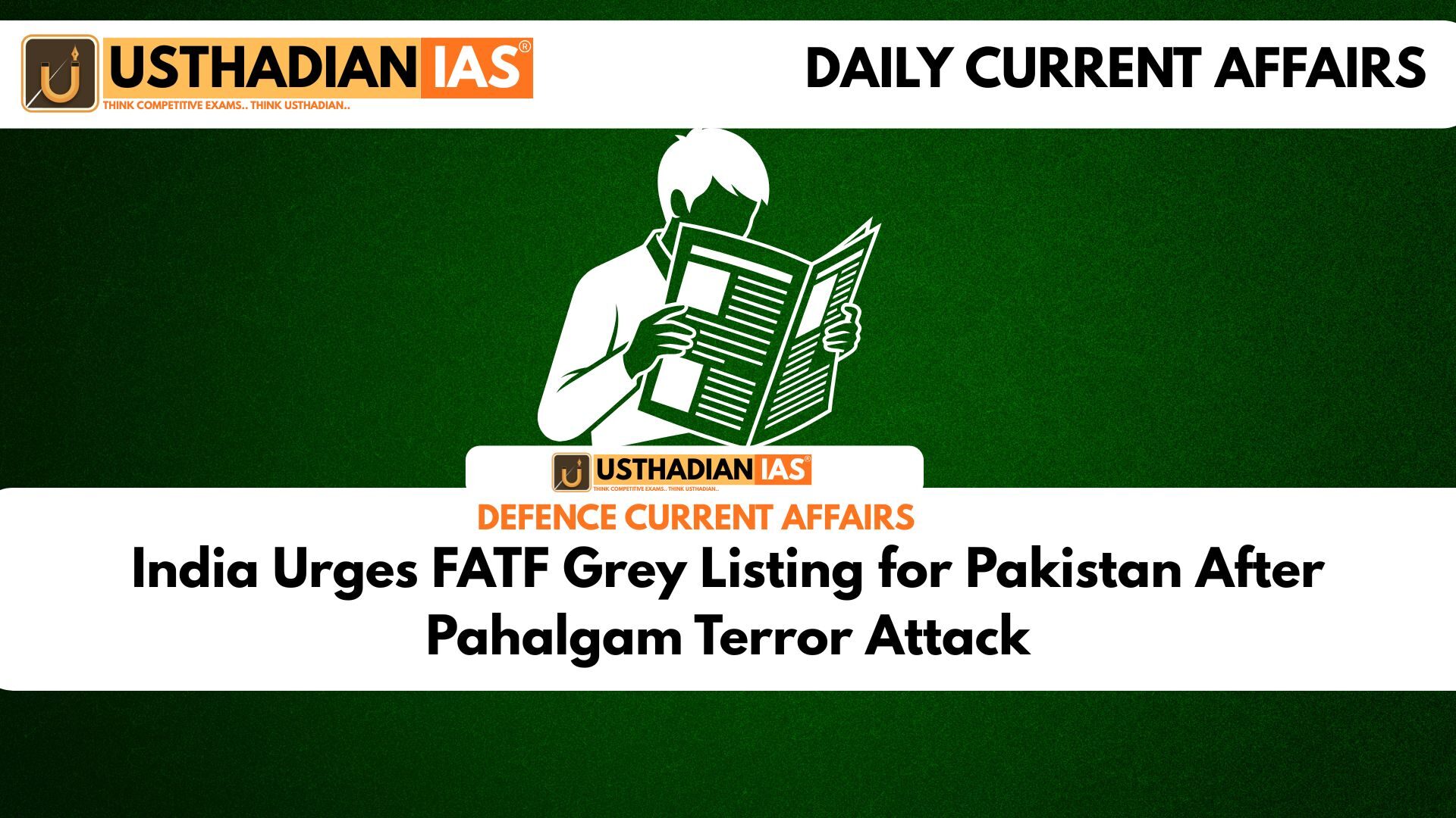 India Urges FATF Grey Listing for Pakistan After Pahalgam Terror Attack
