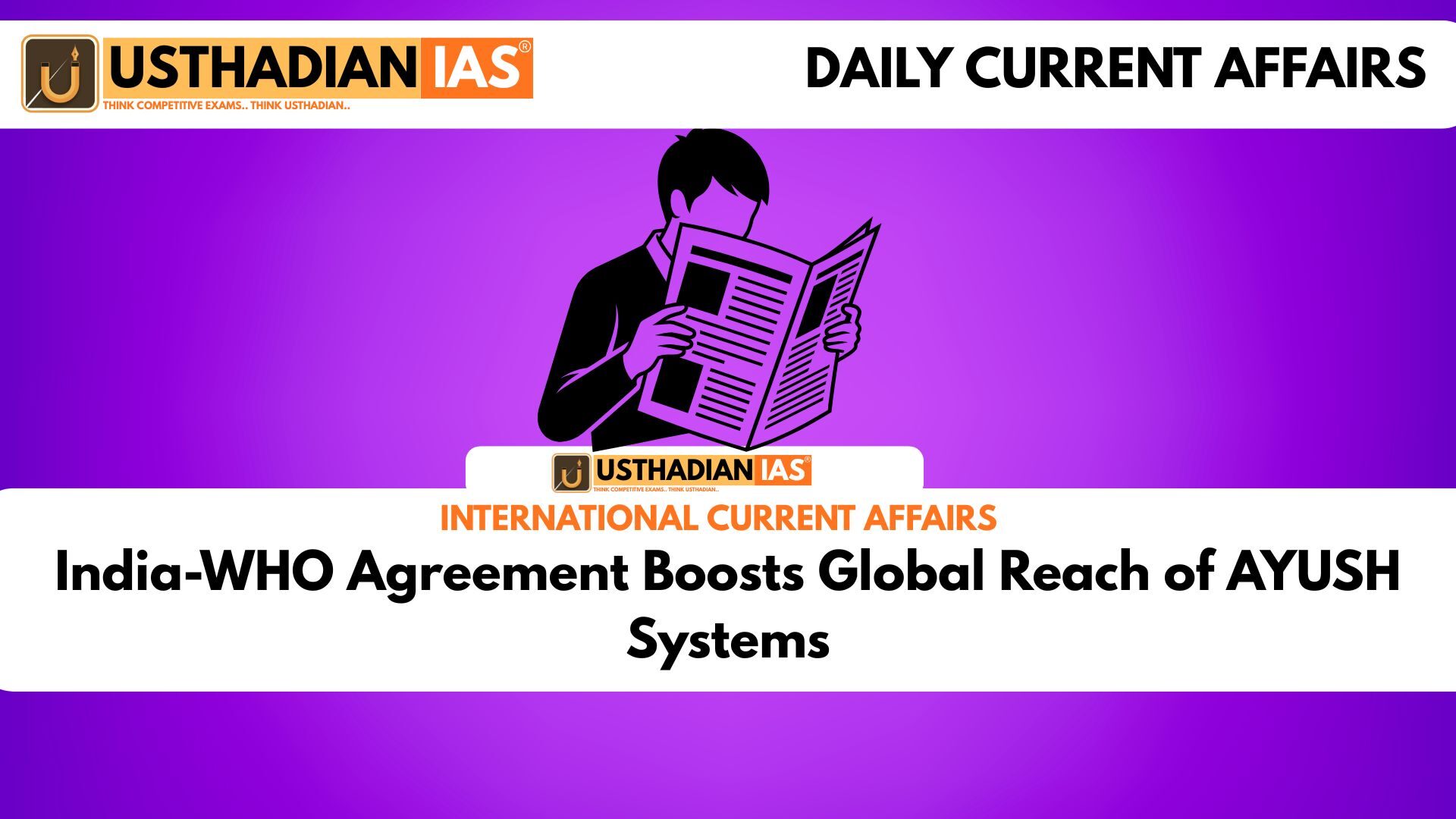 India-WHO Agreement Boosts Global Reach of AYUSH Systems