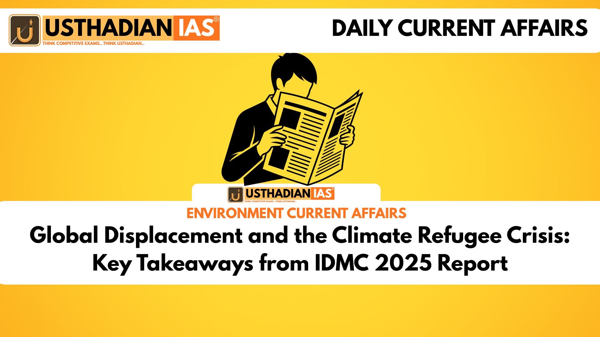 Global Displacement and the Climate Refugee Crisis: Key Takeaways from IDMC 2025 Report