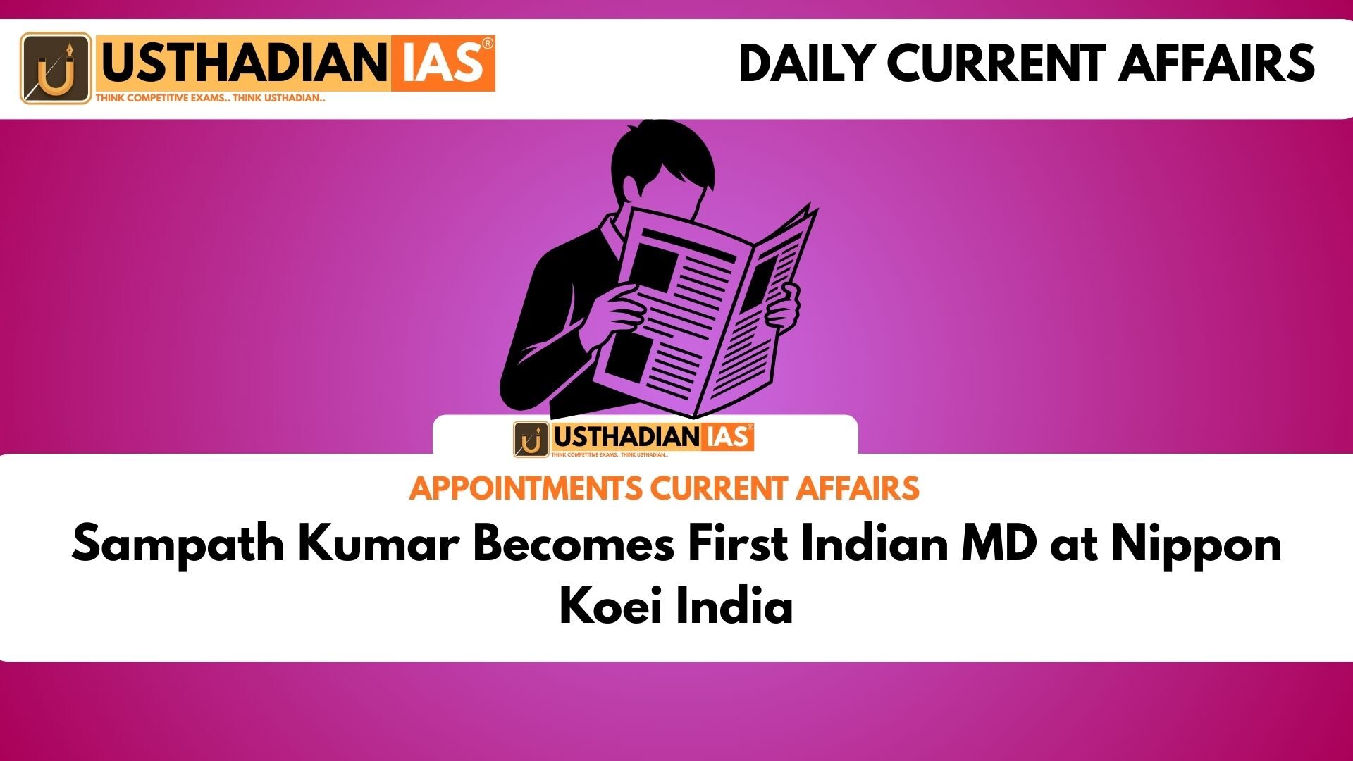 Sampath Kumar Becomes First Indian MD at Nippon Koei India