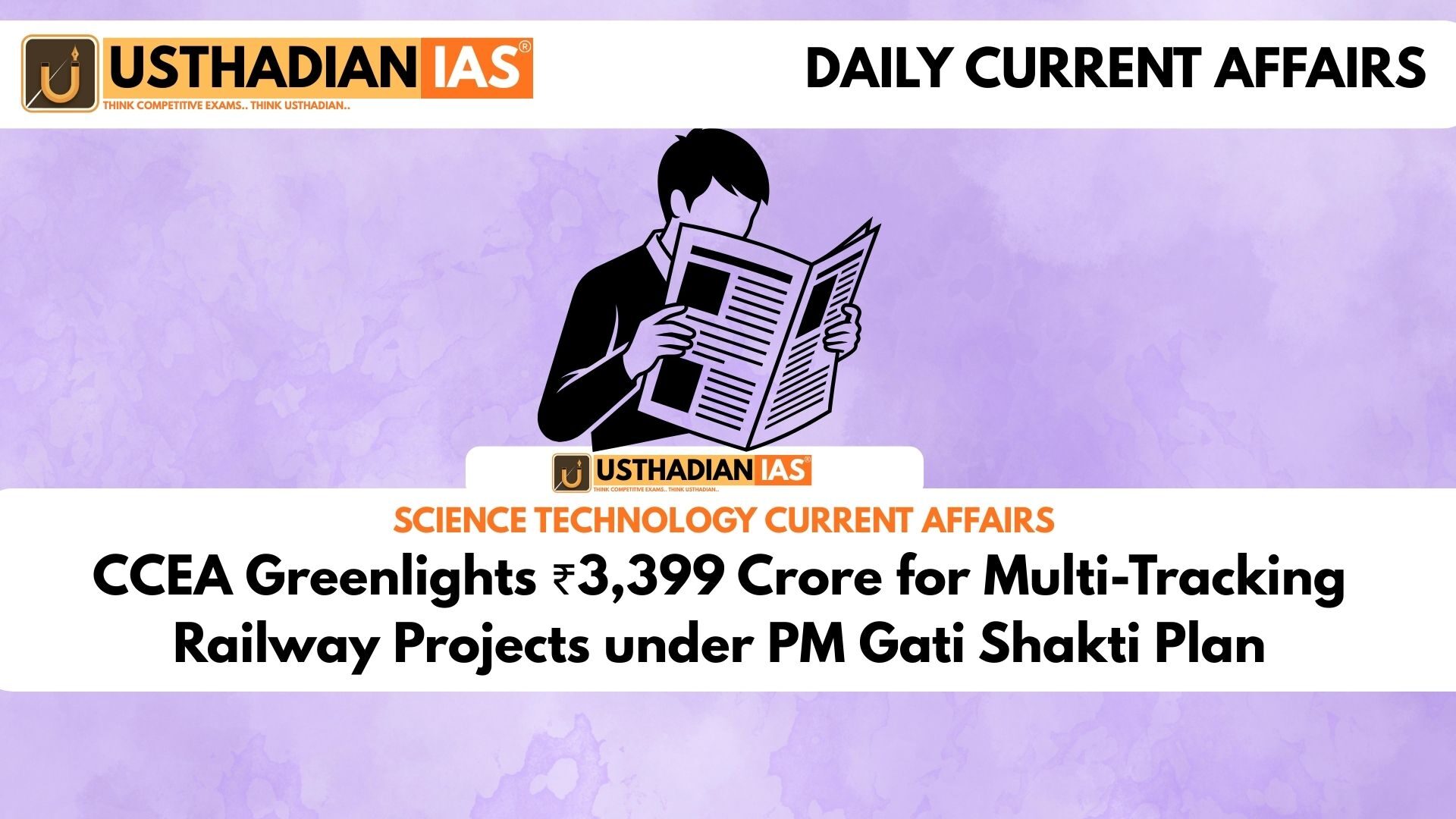 CCEA Greenlights ₹3,399 Crore for Multi-Tracking Railway Projects under PM Gati Shakti Plan