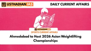 Ahmedabad to Host 2026 Asian Weightlifting Championships