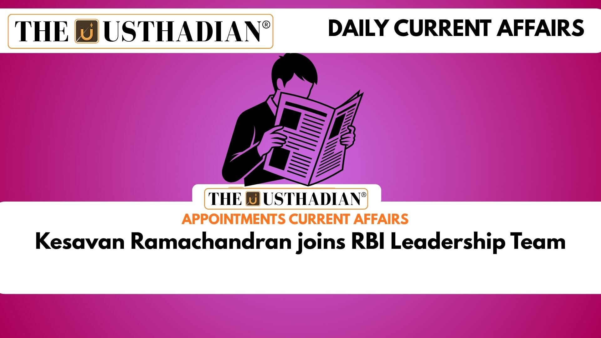Kesavan Ramachandran joins RBI Leadership Team