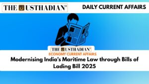 Modernising India's Maritime Law through Bills of Lading Bill 2025