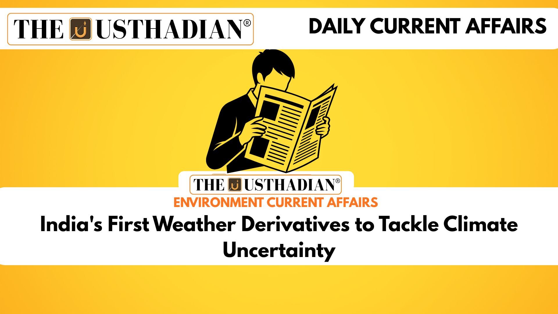 India's First Weather Derivatives to Tackle Climate Uncertainty