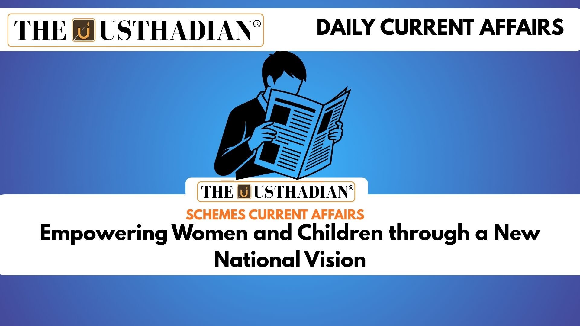 Empowering Women and Children through a New National Vision