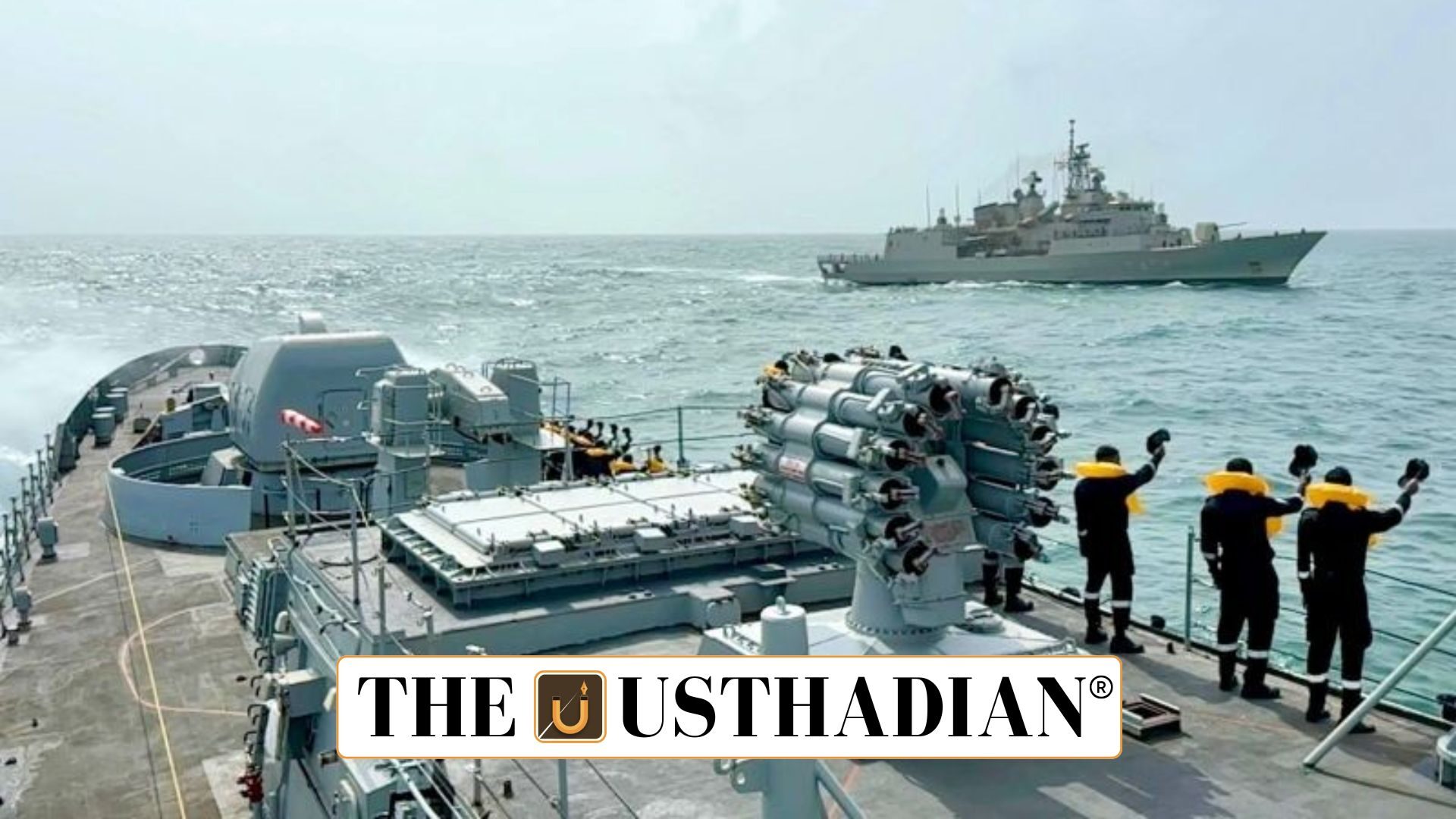 India Greece Warships Hold Maritime Exercise Near Mumbai