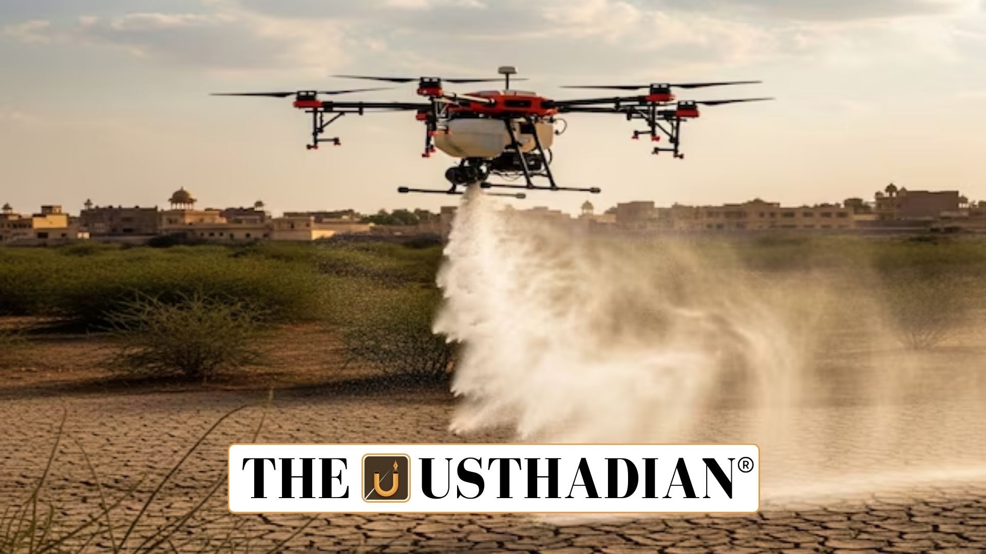 Drone AI Artificial Rain Trial Begins in Jaipur