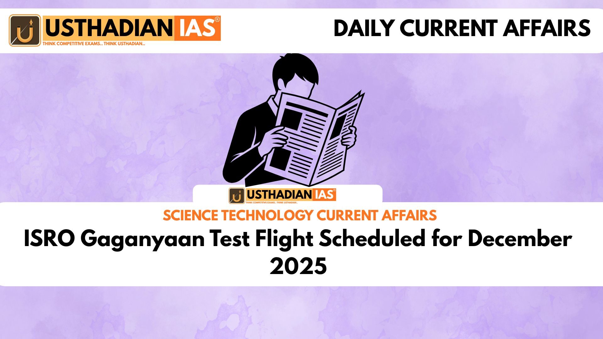 ISRO Gaganyaan Test Flight Scheduled for December 2025