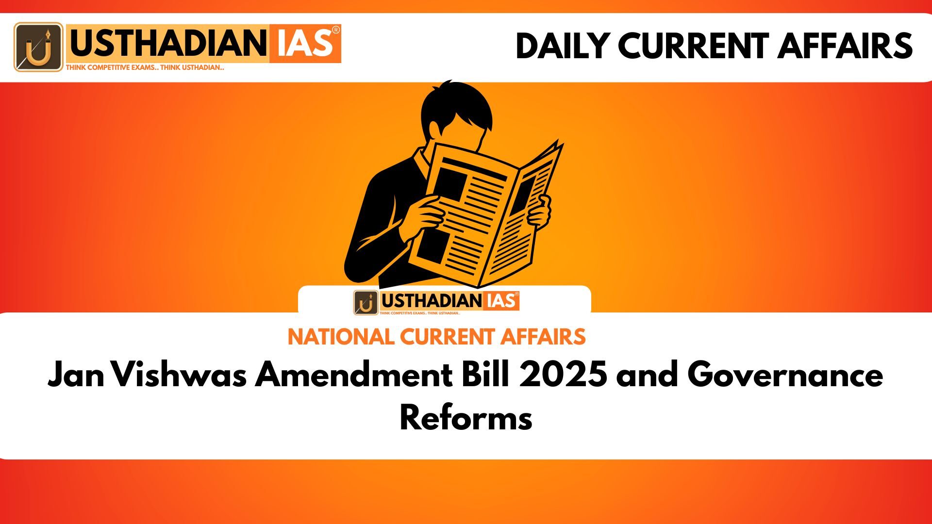 Jan Vishwas Amendment Bill 2025 and Governance Reforms
