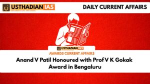 Anand V Patil Honoured with Prof V K Gokak Award in Bengaluru