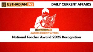 National Teacher Award 2025 Recognition