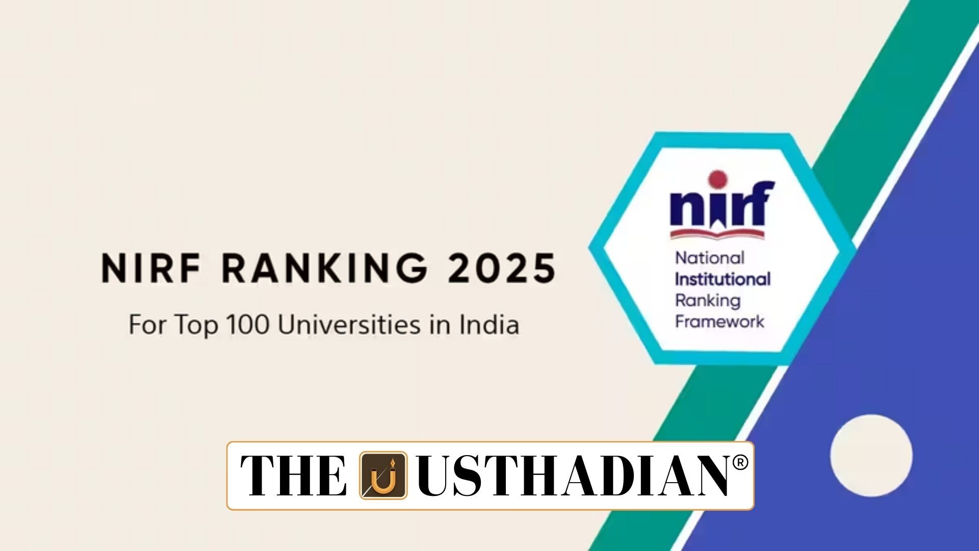 Tamil Nadu Leads in NIRF 2025 Rankings
