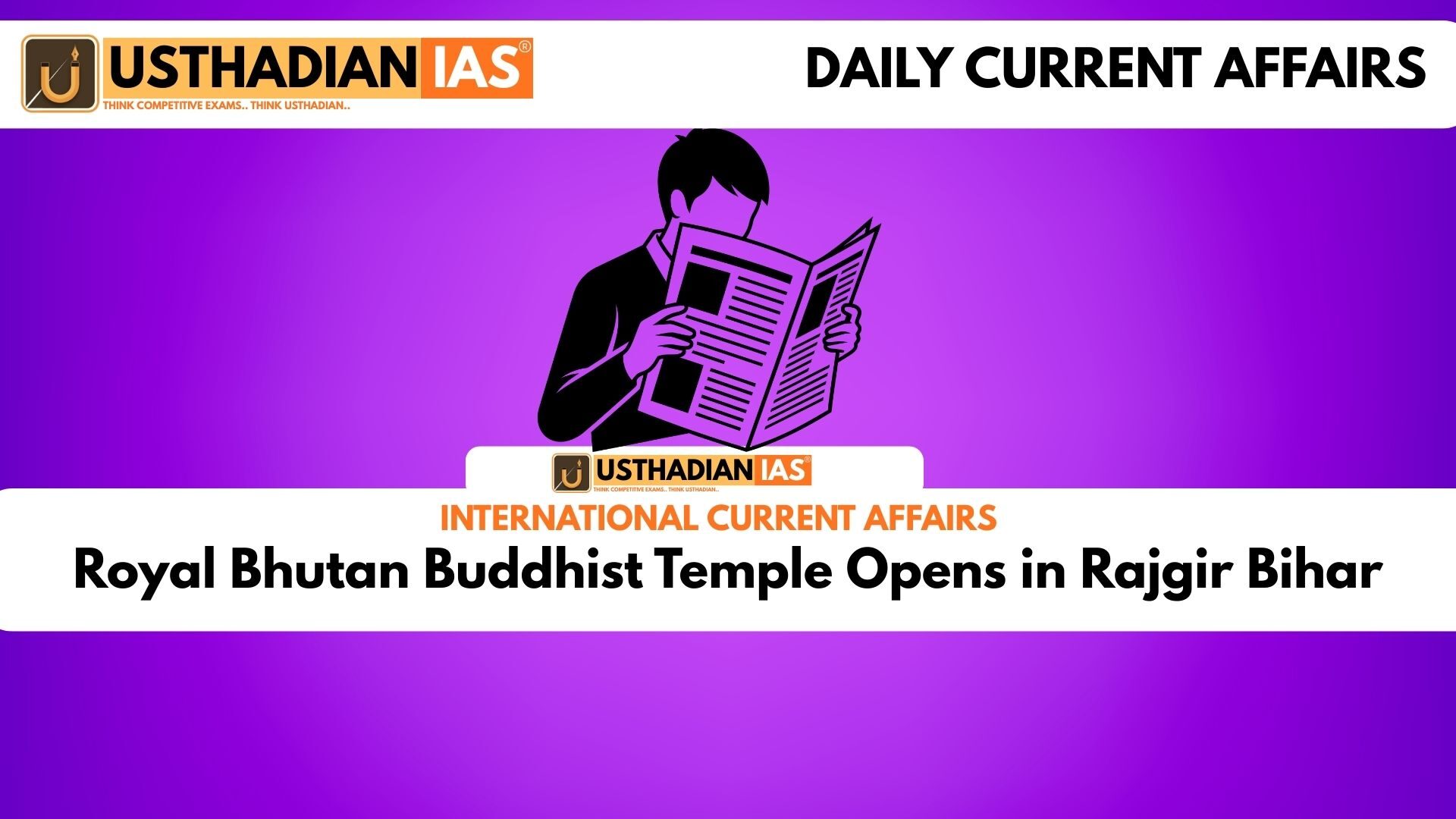Royal Bhutan Buddhist Temple Opens in Rajgir Bihar