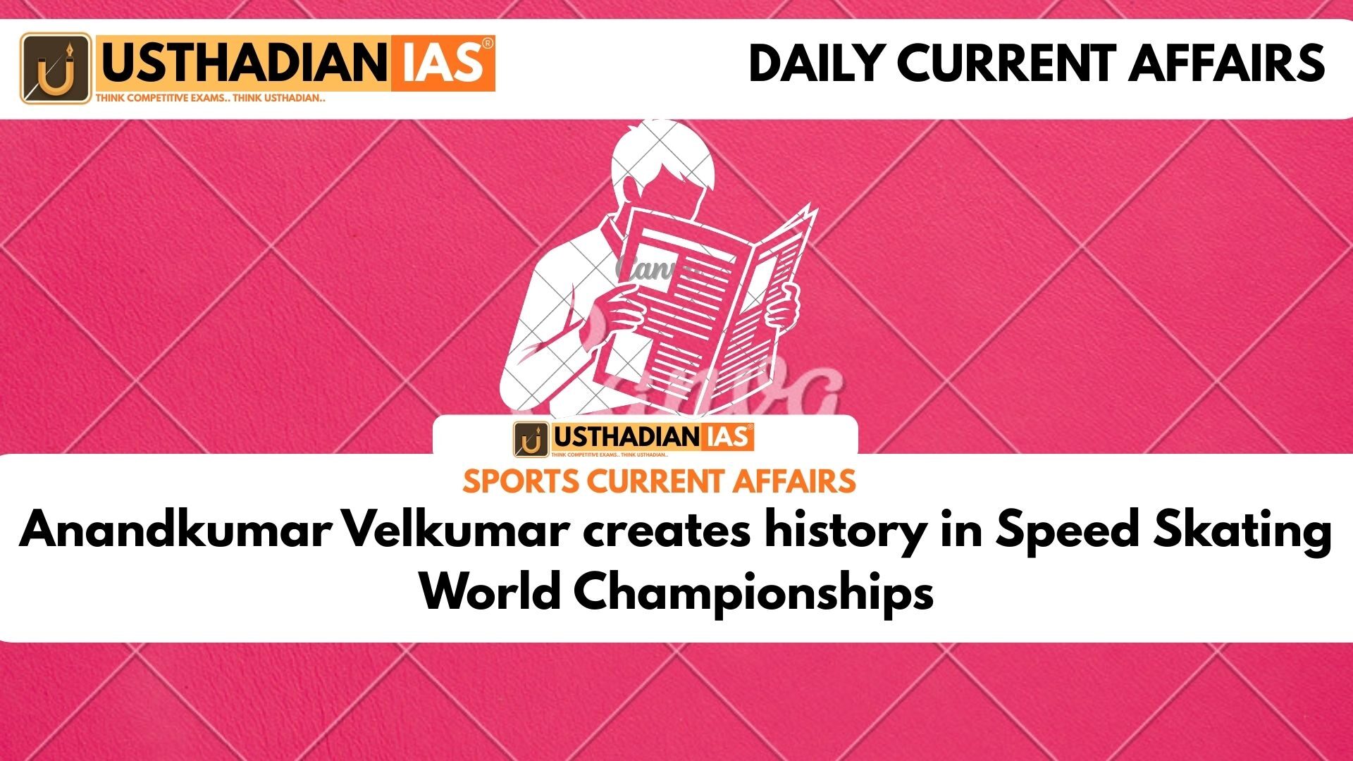 Anandkumar Velkumar creates history in Speed Skating World Championships