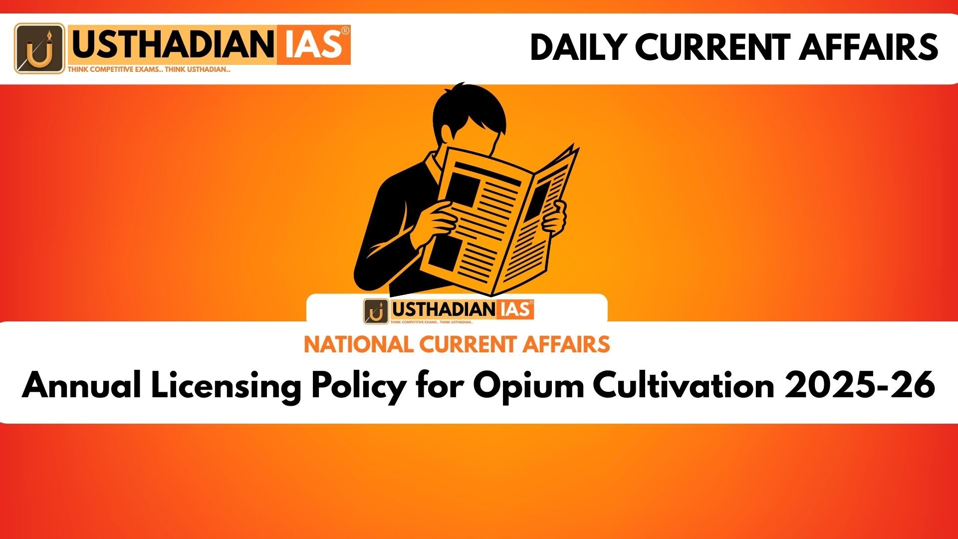 Annual Licensing Policy for Opium Cultivation 2025-26