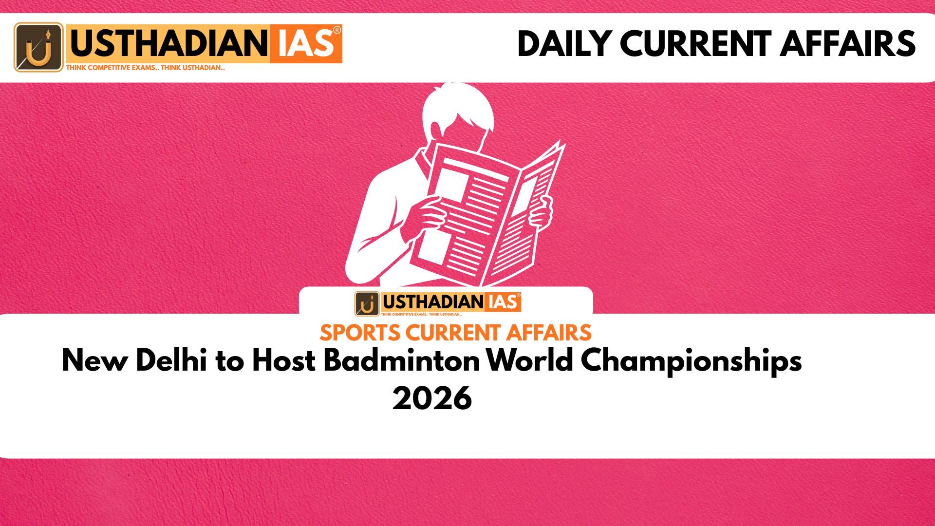 New Delhi to Host Badminton World Championships 2026