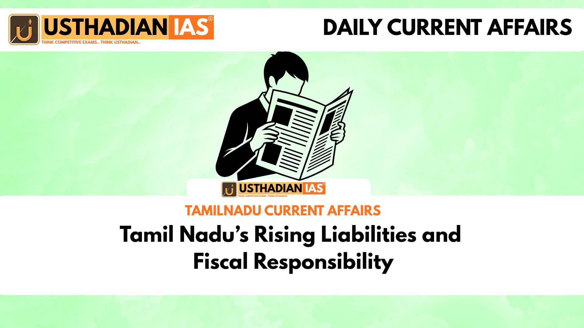 Tamil Nadu’s Rising Liabilities and Fiscal Responsibility