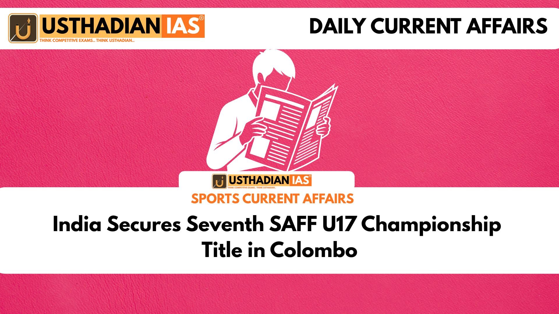 India Secures Seventh SAFF U17 Championship Title in Colombo