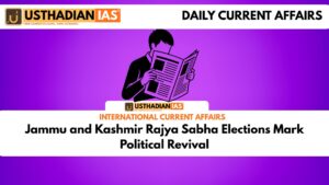 Jammu and Kashmir Rajya Sabha Elections Mark Political Revival